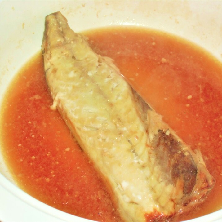 レンジで楽して鯖の味噌煮
